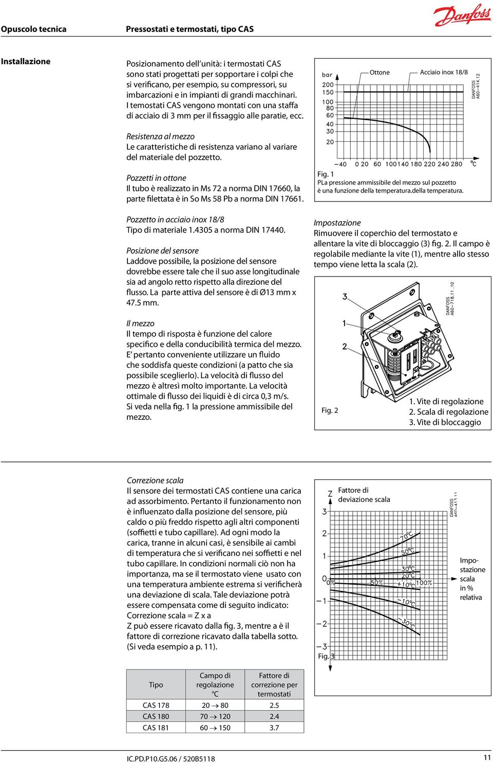 Resistenza al mezzo Le caratteristiche di resistenza variano al variare del materiale del pozzetto.