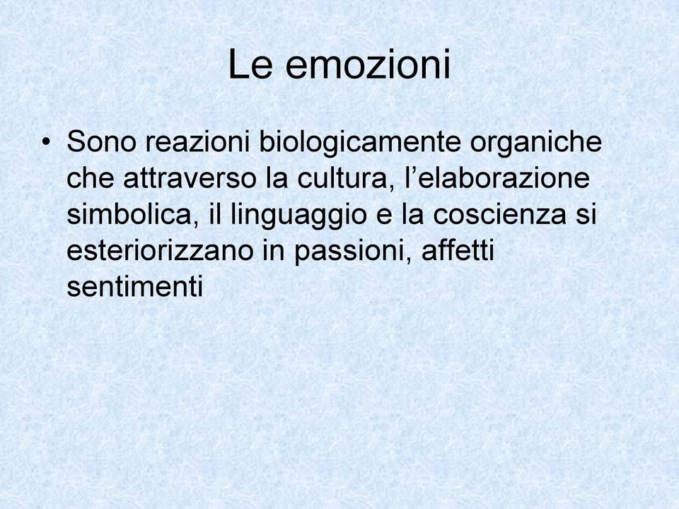 elaborazione simbolica, il linguaggio e la