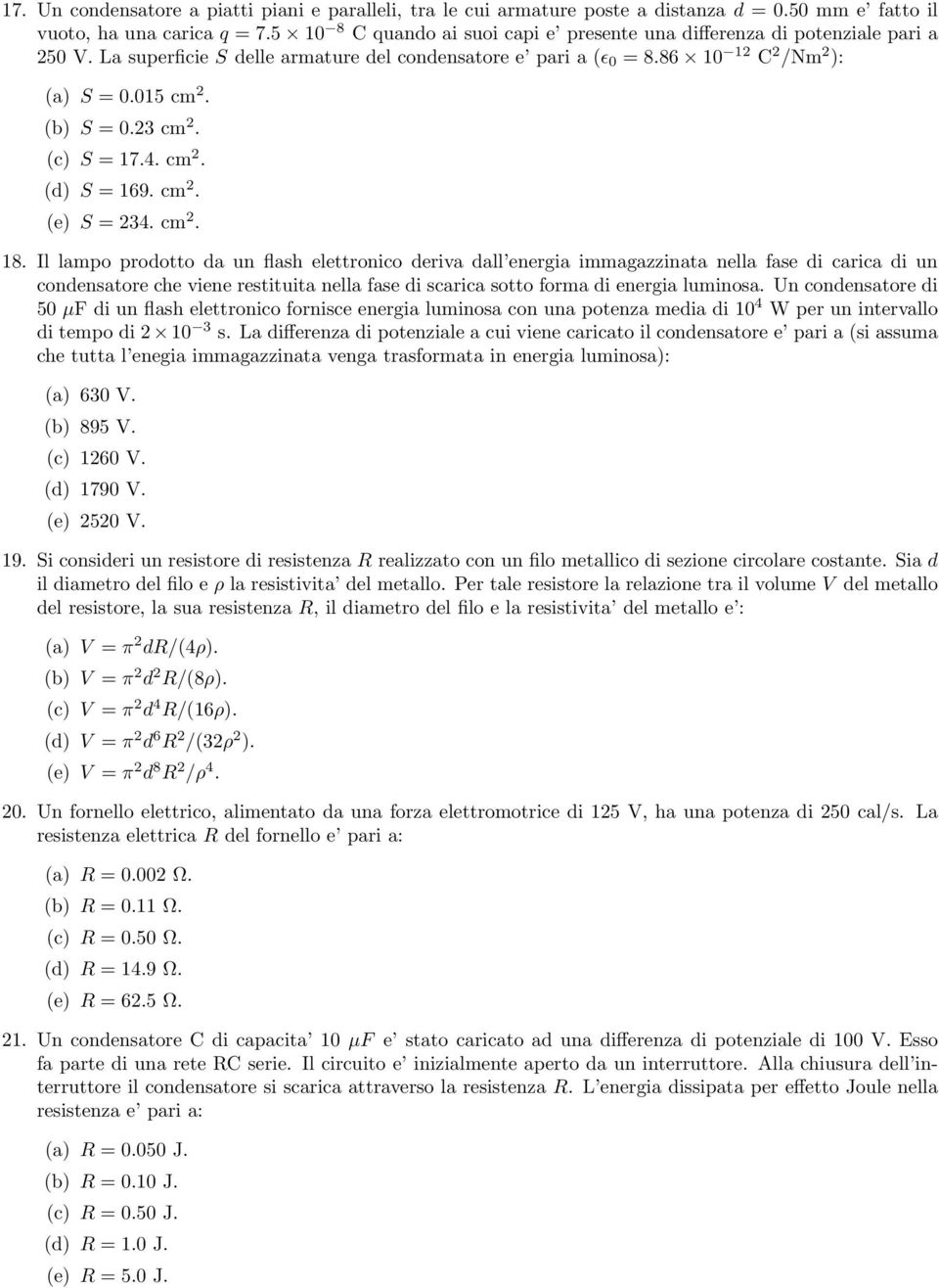 Facolta Di Medicina E Chirurgia Corso Di Laurea In Medicina E Chirurgia Caltanissetta Corso Integrato Di Fisica Pdf Download Gratuito