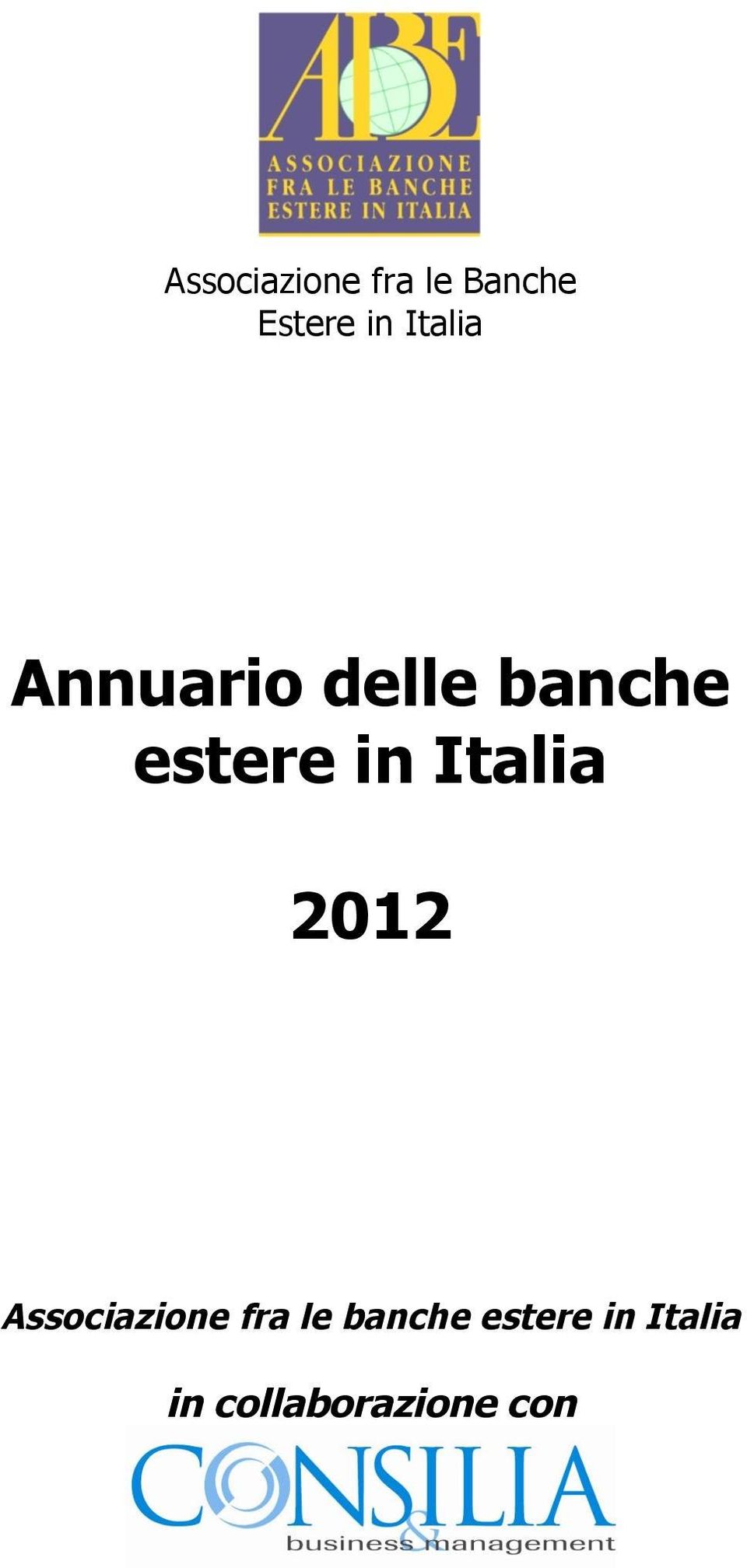 Italia 2012 Associazione fra le banche