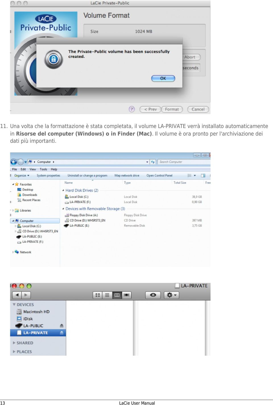 Risorse del computer (Windows) o in Finder (Mac).