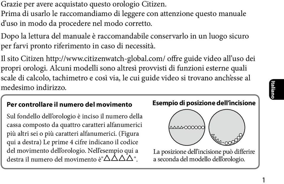 com/ offre guide video all uso dei propri orologi.