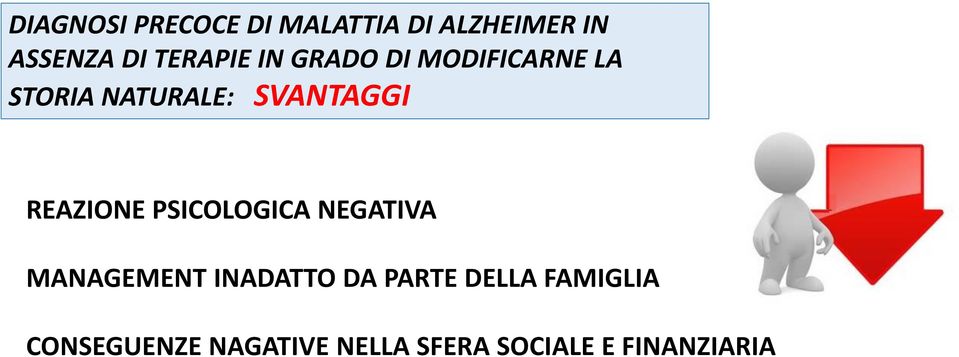 REAZIONE PSICOLOGICA NEGATIVA MANAGEMENT INADATTO DA PARTE