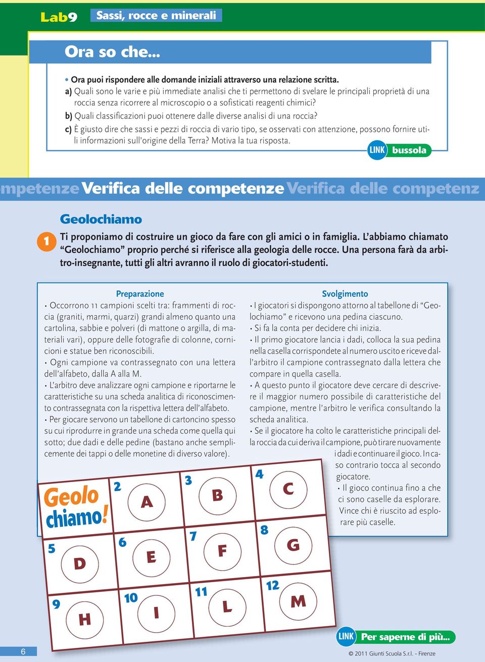 b) Quali classificazioni puoi ottenere dalle diverse analisi di una?