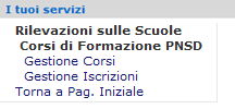 2- Accesso alle funzioni Dalla Home Page del SIDI, Utente Polo Formativo, è possibile accedere alla funzionalità di gestione del Piano Nazionale Scuola Digitale.