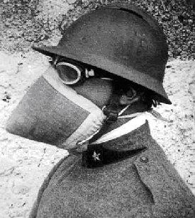 L'impiego della maschera antigas rese le armi chimiche poco efficienti (erano