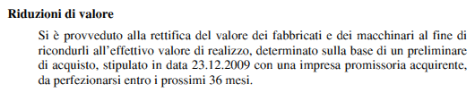 Nota integrativa Dettagli sulle voci e sui criteri