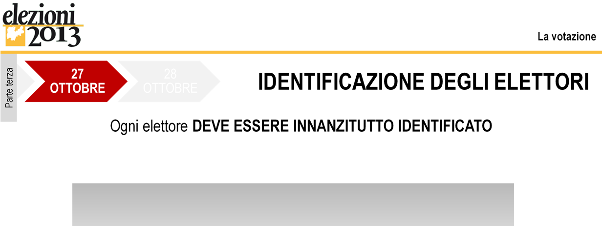 Nell'apposita colonna della lista autenticata dalla