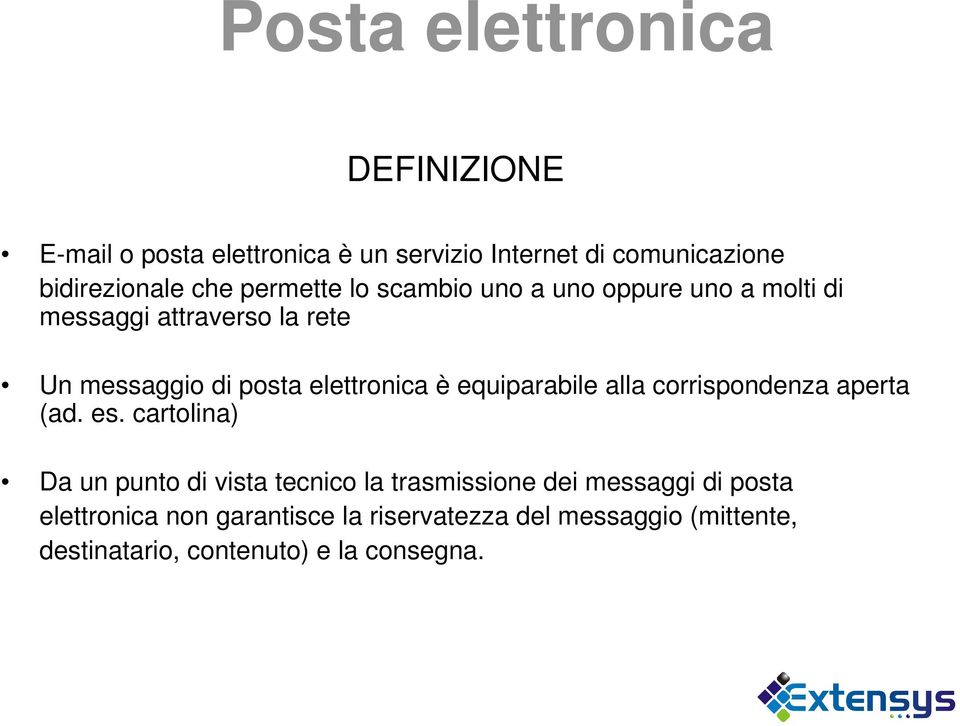 equiparabile alla corrispondenza aperta (ad. es.