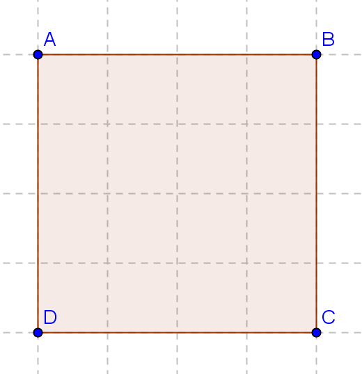 Per il quadrato è ancora più facile perché tutti i lati hanno la stessa misura.