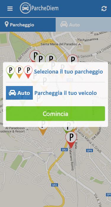 IMOBILITY- PARCHEDIEM APP (android/ios) per la ricerca dei