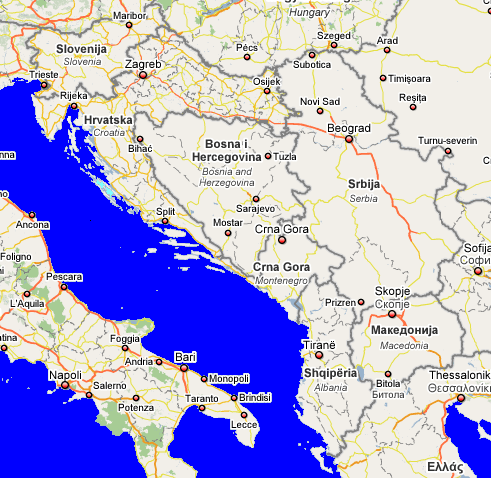 Area linguistica balcanica Lingue interessate: Neogreco (famiglia indoeuropea, ramo greco) Albanese (famiglia indoeuropea, ramo albanese) Serbo-croato, Sloveno, Bulgaro, Macedone