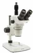 Microscopio per il laboratorio e l'industria OPTIKA serie SZN Microscopi con un ottimo rapporto qualità/prezzo con testa binoculare o trinoculare, rotante 360 con tubi portaoculari inclinati 45
