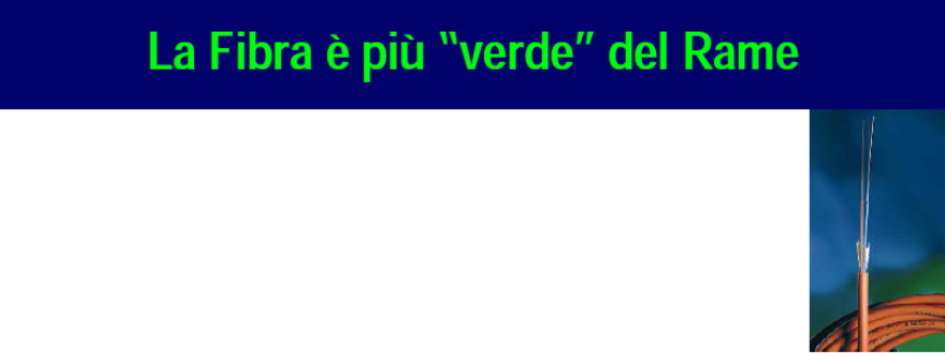 - Vita utile più lunga / Maggiore sicurezza dei Dati Minori rifacimenti di Impianti Difficile intercettazione del segnale - Migliore