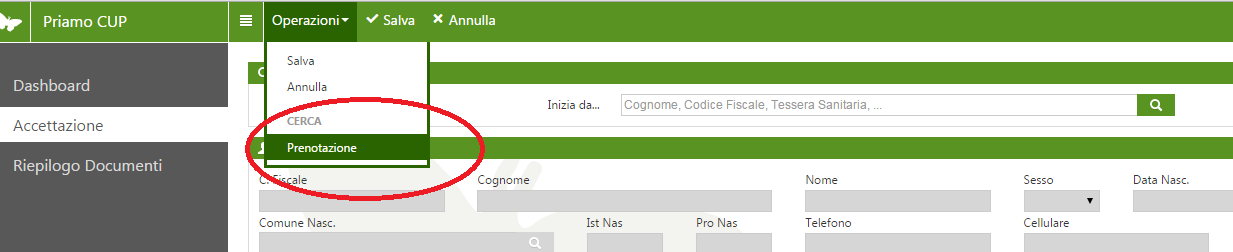 - 5.4.2 Premere il pulsante Salva ; Seguire i passaggi elencati al paragrafo 5.5 per l emissione del documento.