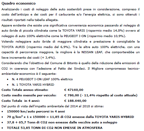 Auto elettriche Caso di Studio Ing.