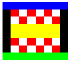 tabella dei colori bitmap immagine 1 2 3 4 5 6.