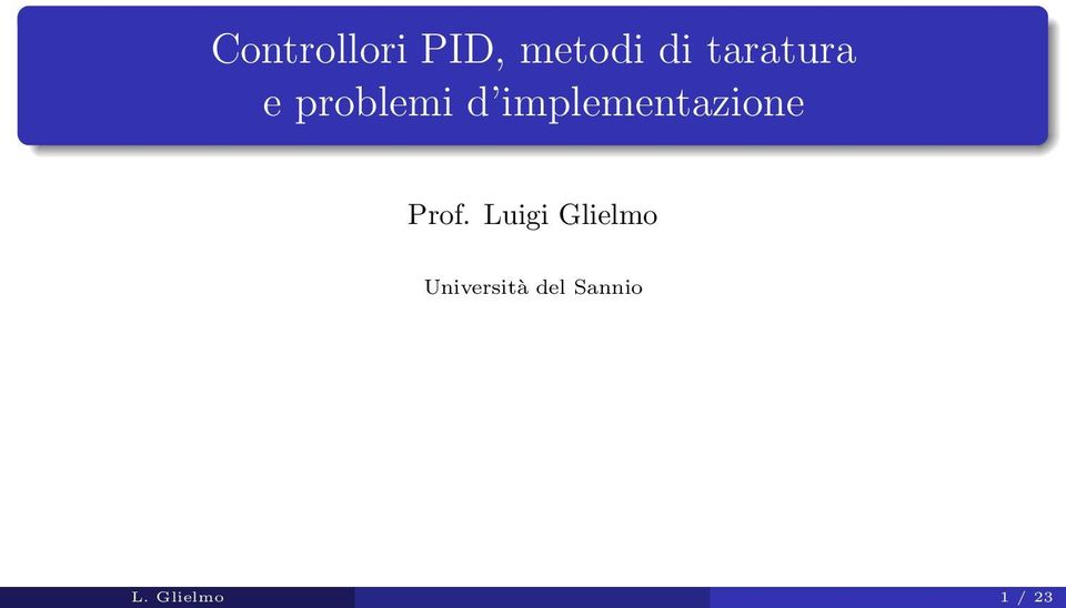 implementazione Prof.