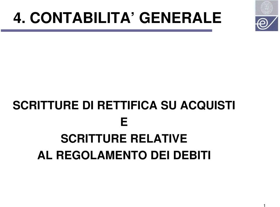 ACQUISTI E SCRITTURE