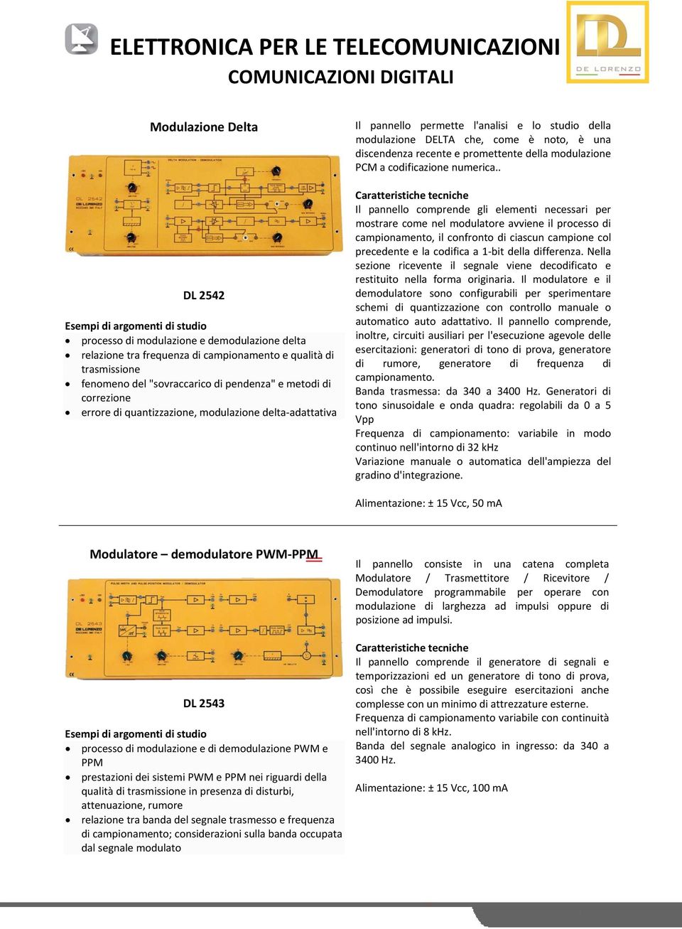 e promettente della modulazione PCM a codificazione numerica.