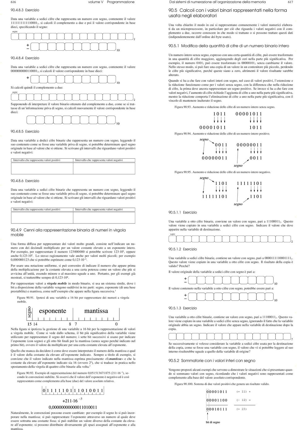 dieci, specificando il segno: 90.4.8.