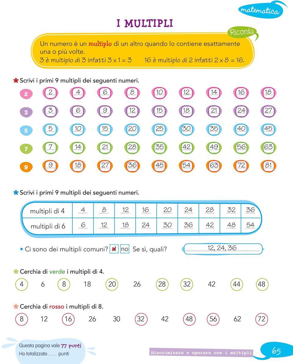 8 10 1 1 1 18 9 1 1 18 1 10 1 0 0 0 1 1 8 9 9 9 18 81 Scrivi i primi 9 multipli dei seguenti numeri.