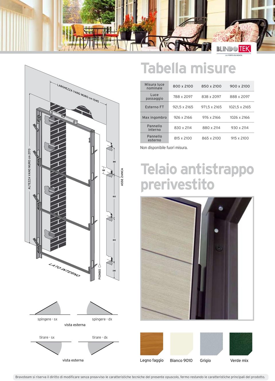 365 ASSE ZANCA Non disponibile fuori misura.