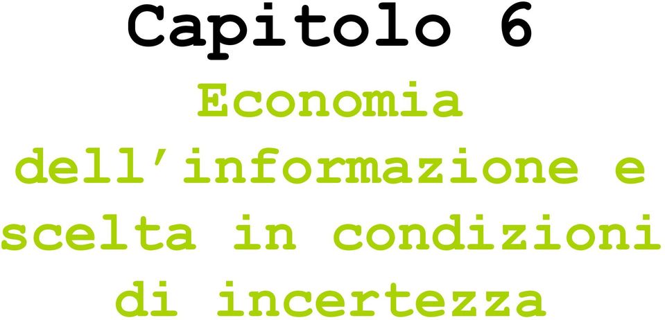 informazione e