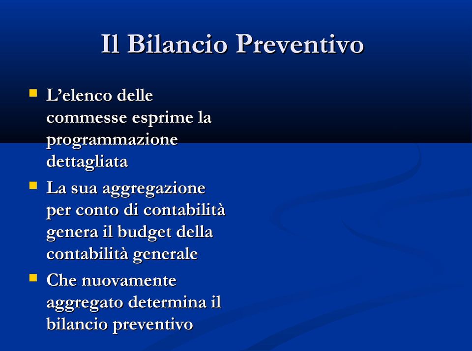 di contabilità genera il budget della contabilità