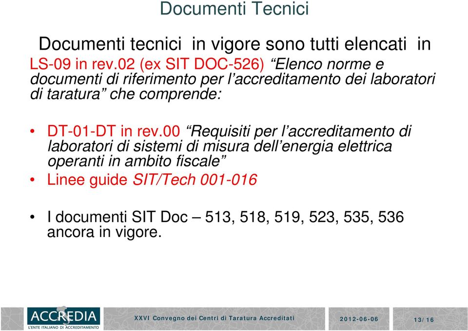 che comprende: DT-01-DT in rev.