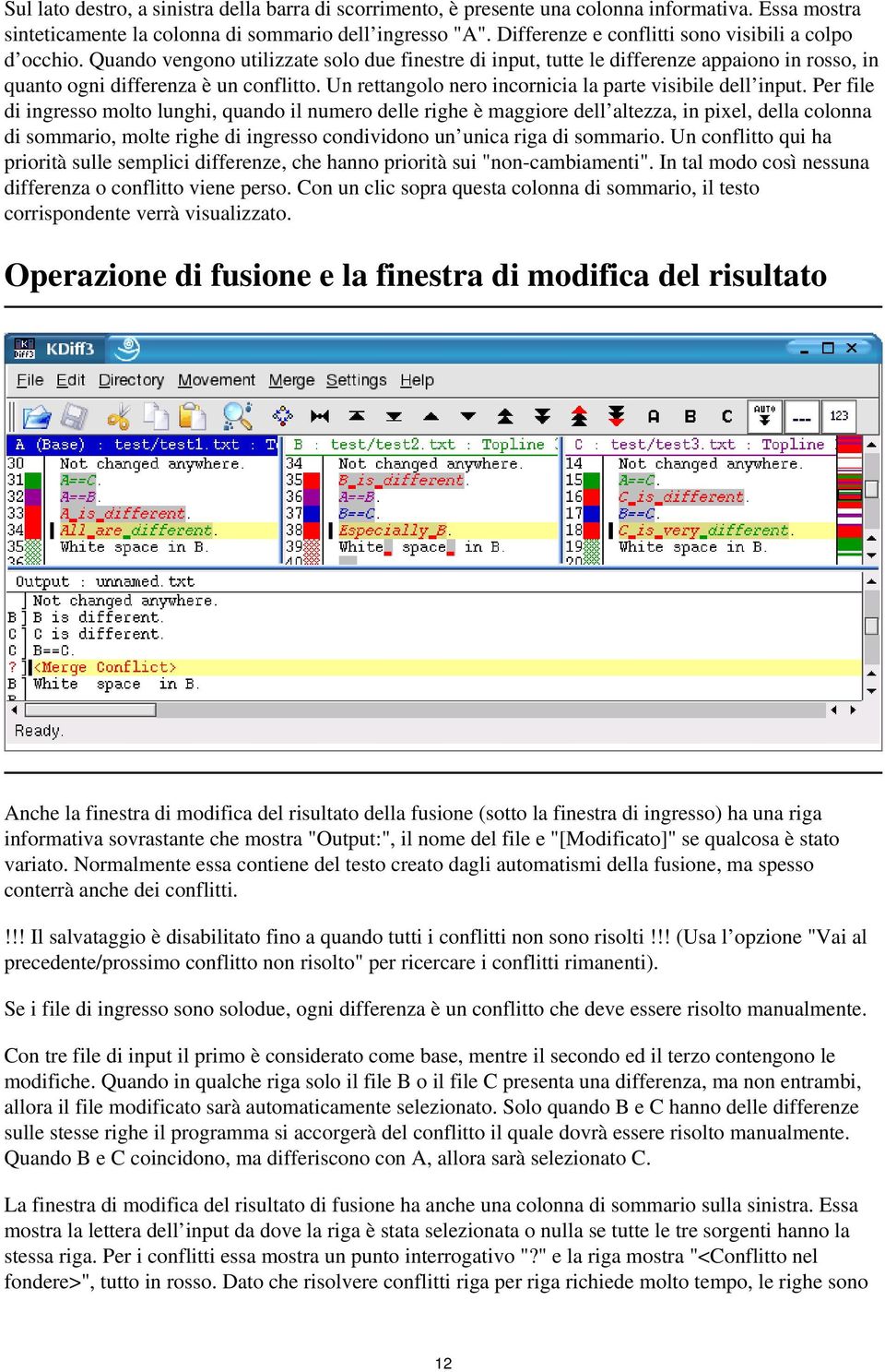 Un rettangolo nero incornicia la parte visibile dell input.