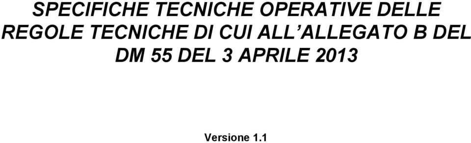 TECNICHE DI CUI ALL ALLEGATO