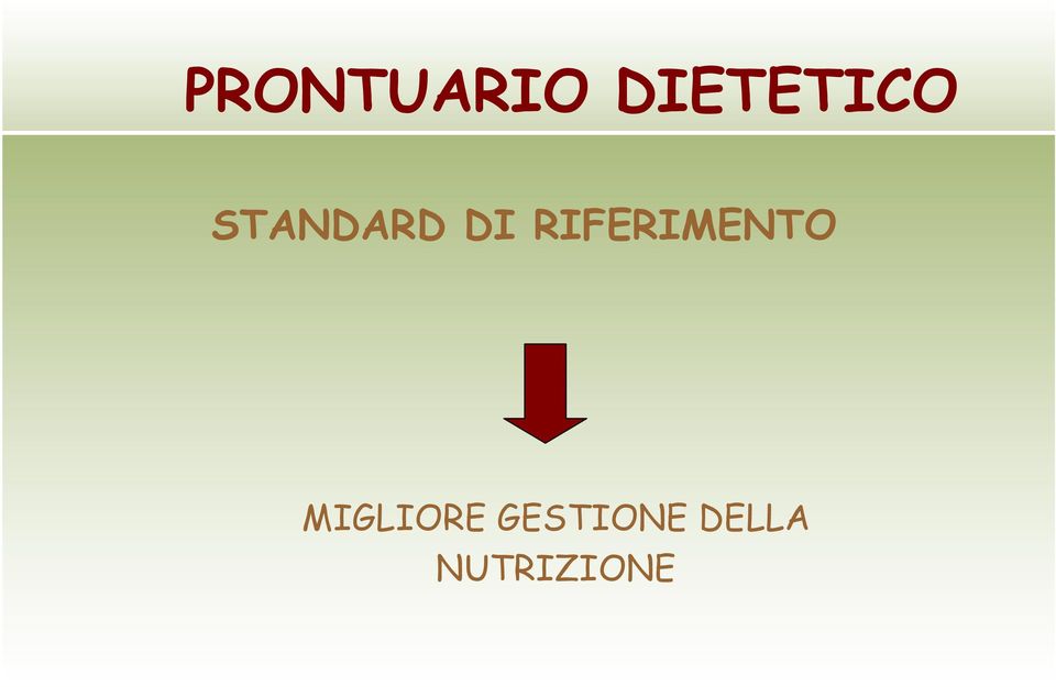 DI RIFERIMENTO