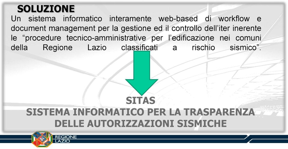 tecnico-amministrative per l edificazione nei comuni della Regione Lazio
