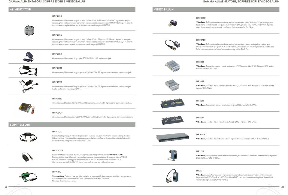 Contenitore resinato, adatto uso esterno con HRXMINIBOX (Q o R, isolando opportunamente le giunzioni elettriche) o protetto da scatola stagna o HRXBOX.