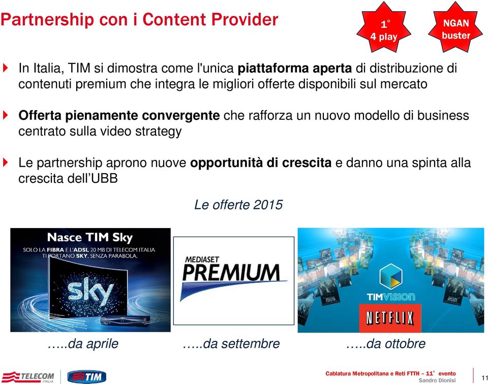 convergente che rafforza un nuovo modello di business centrato sulla video strategy Le partnership aprono nuove