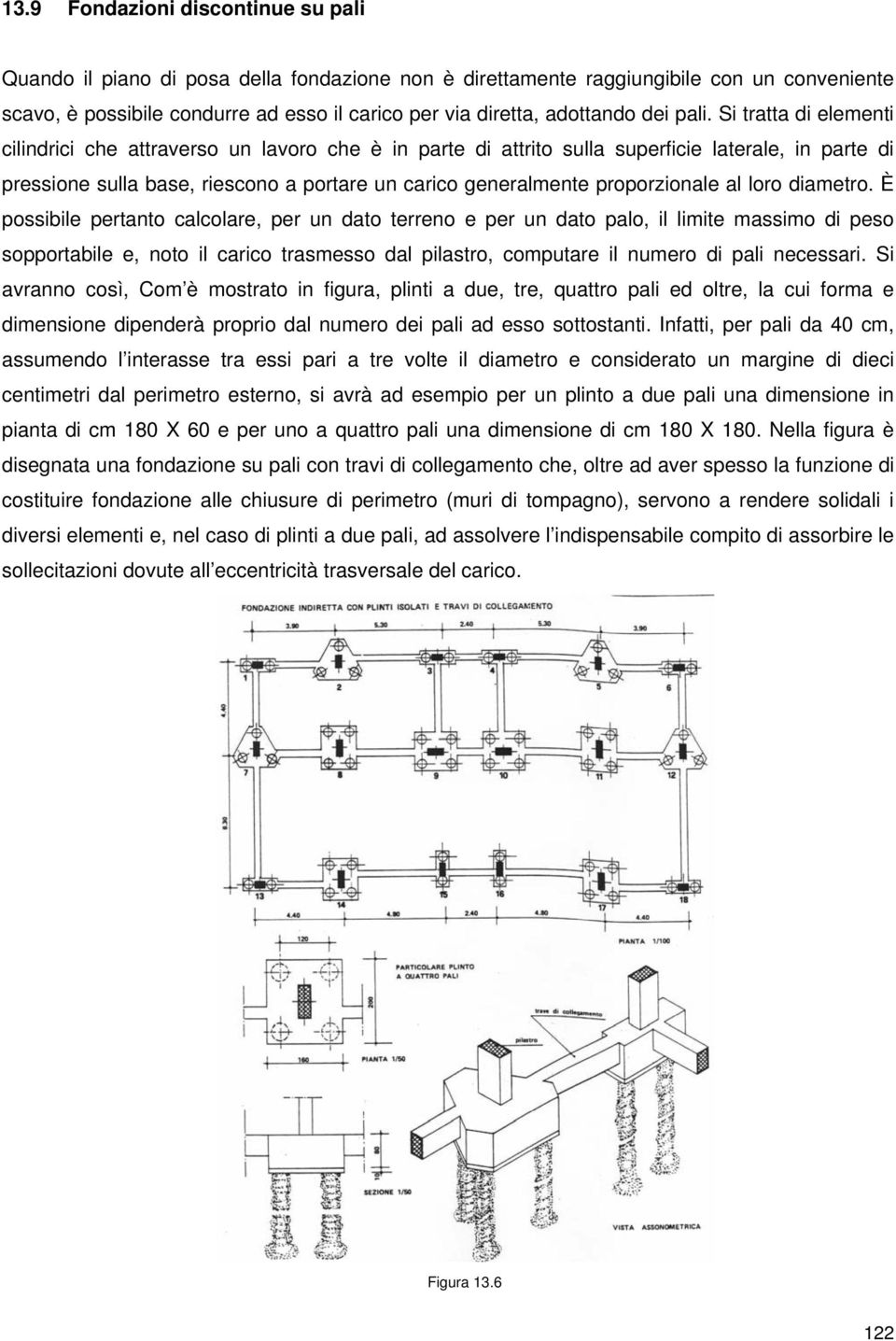 Si tratta di elementi cilindrici che attraverso un lavoro che è in parte di attrito sulla superficie laterale, in parte di pressione sulla base, riescono a portare un carico generalmente