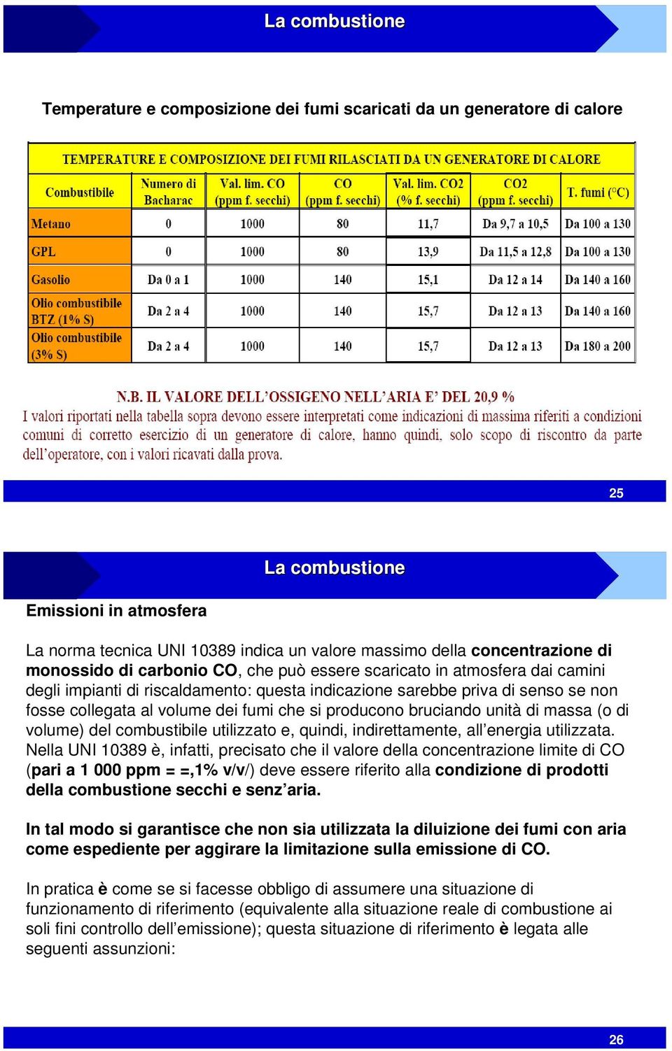 unità di massa (o di volume) del combustibile utilizzato e, quindi, indirettamente, all energia utilizzata.