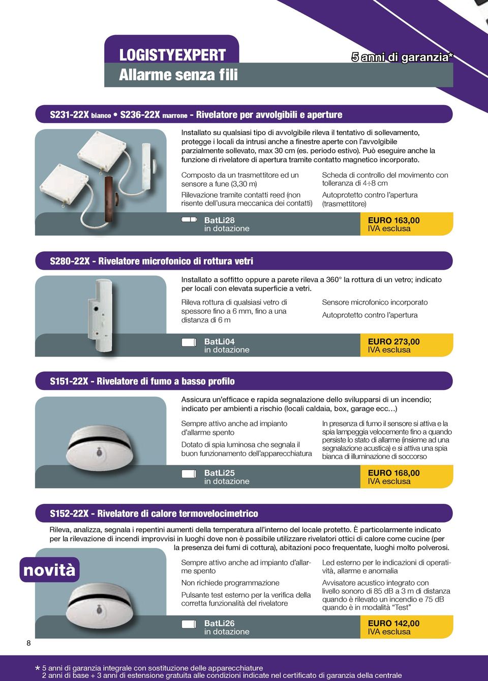 Può eseguire anche la funzione di rivelatore di apertura tramite contatto magnetico incorporato.