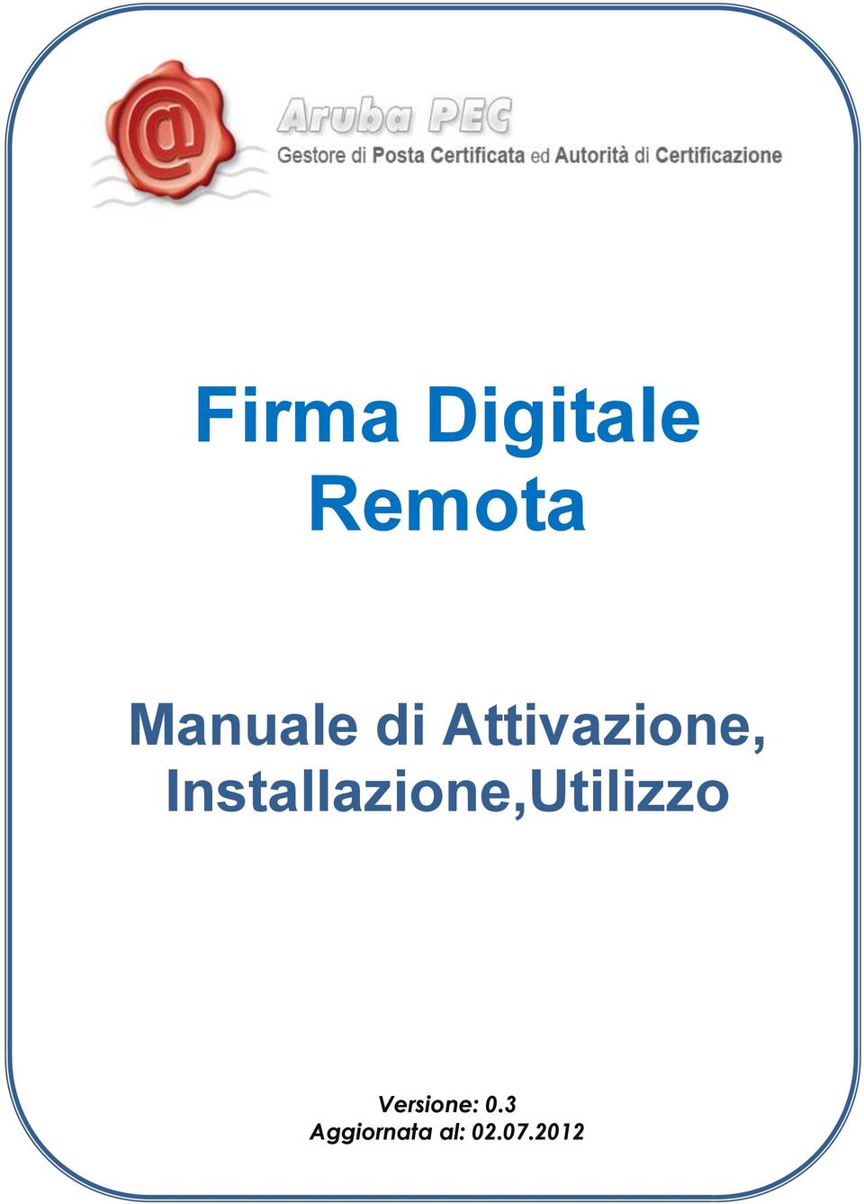 Installazione,Utilizzo