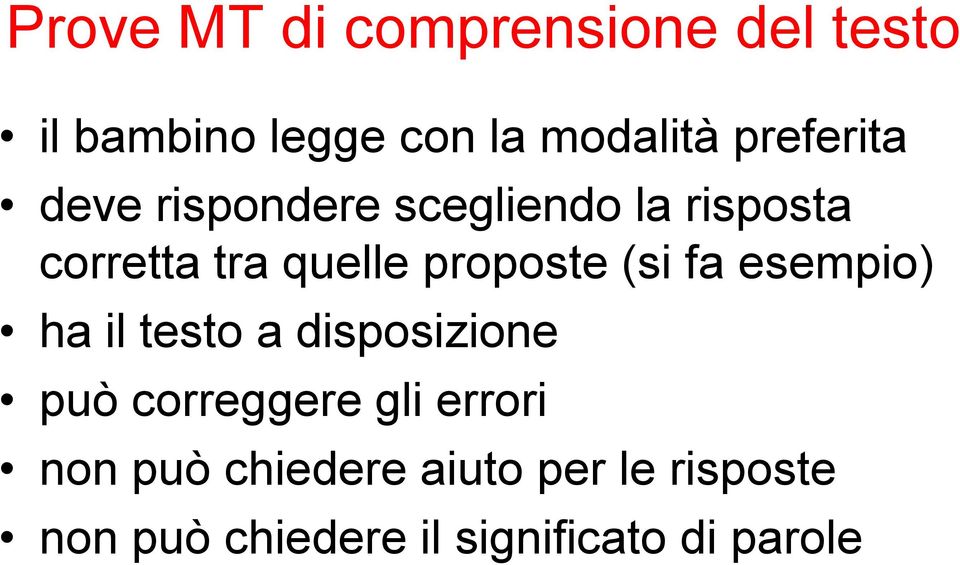 proposte (si fa esempio) ha il testo a disposizione può correggere gli