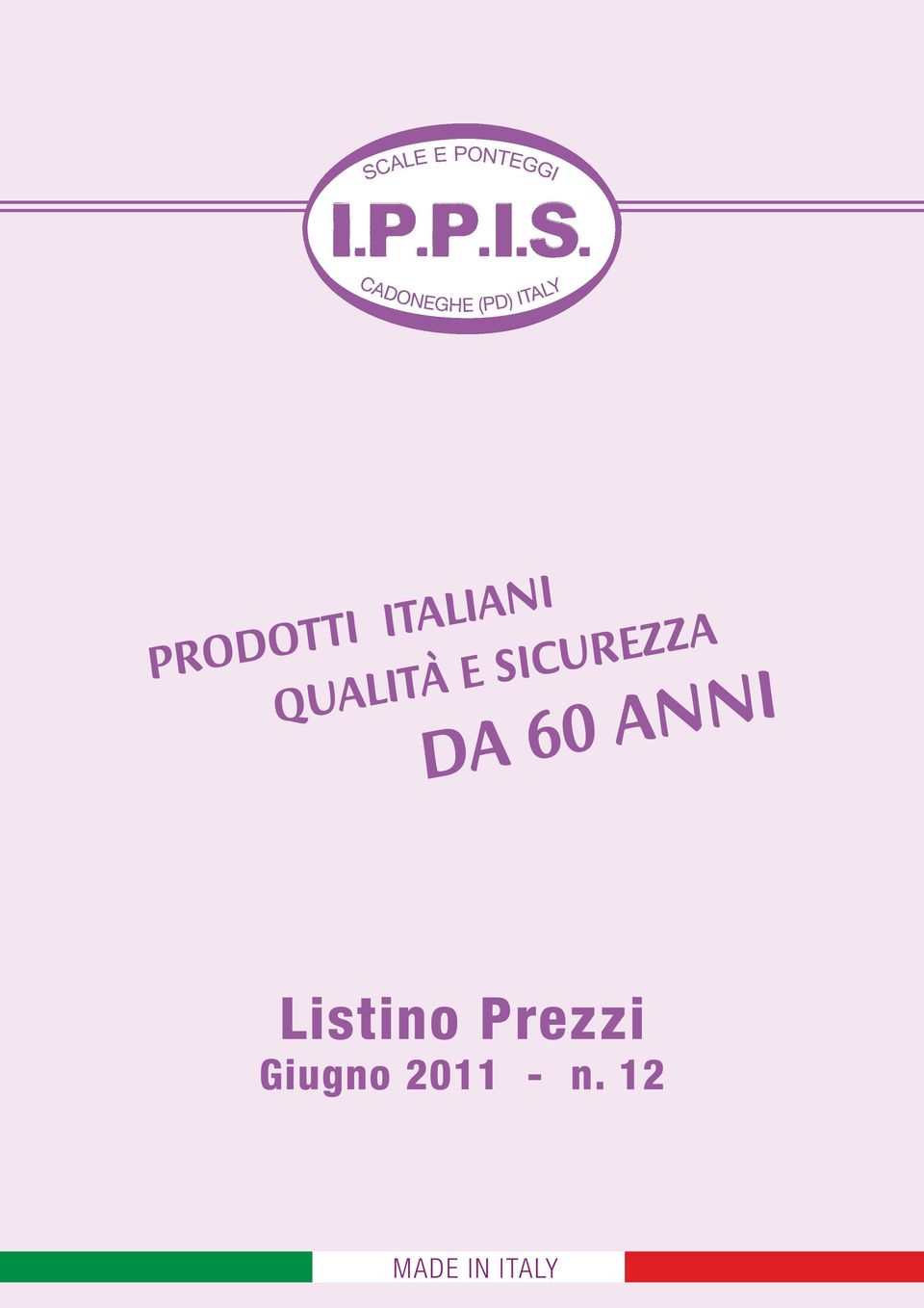 60 ANNI Listino Prezzi