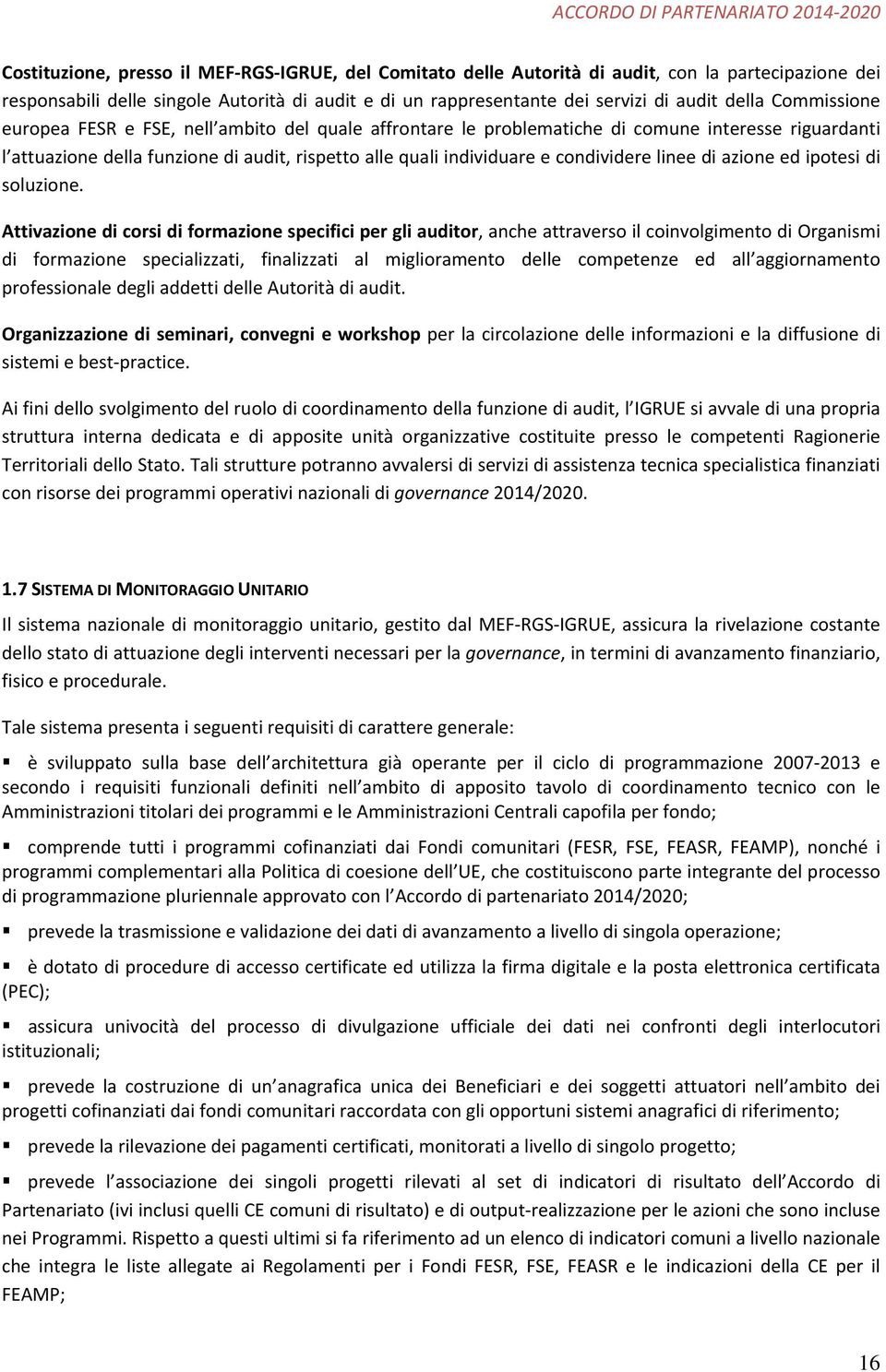 linee di azione ed ipotesi di soluzione.