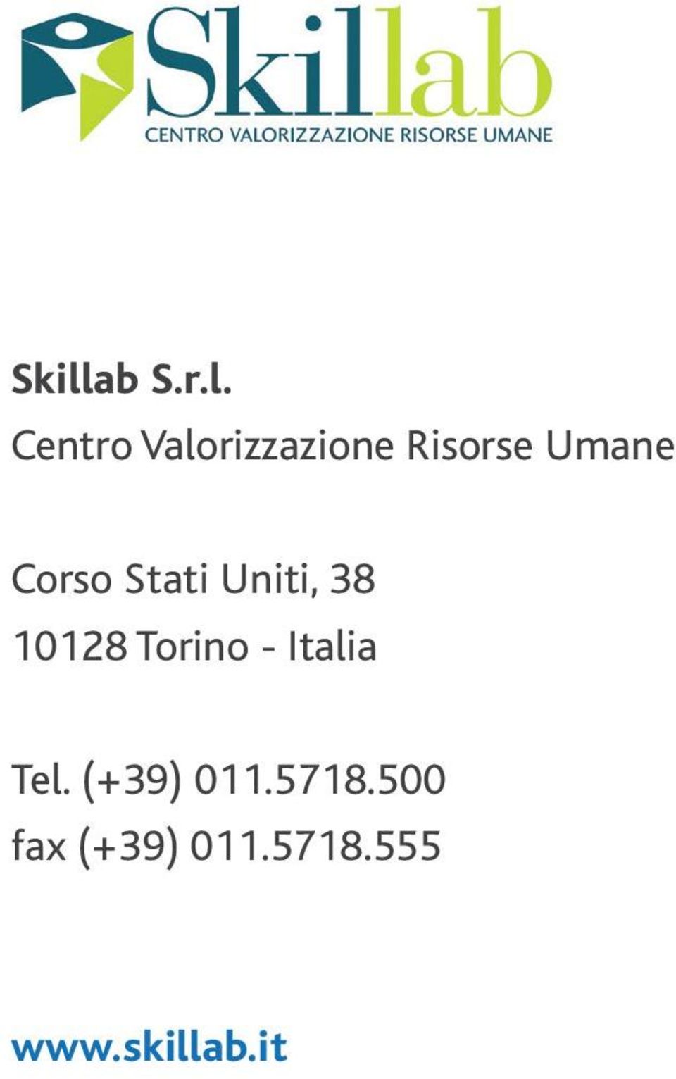 10128 Torino - Italia Tel. (+39) 011.