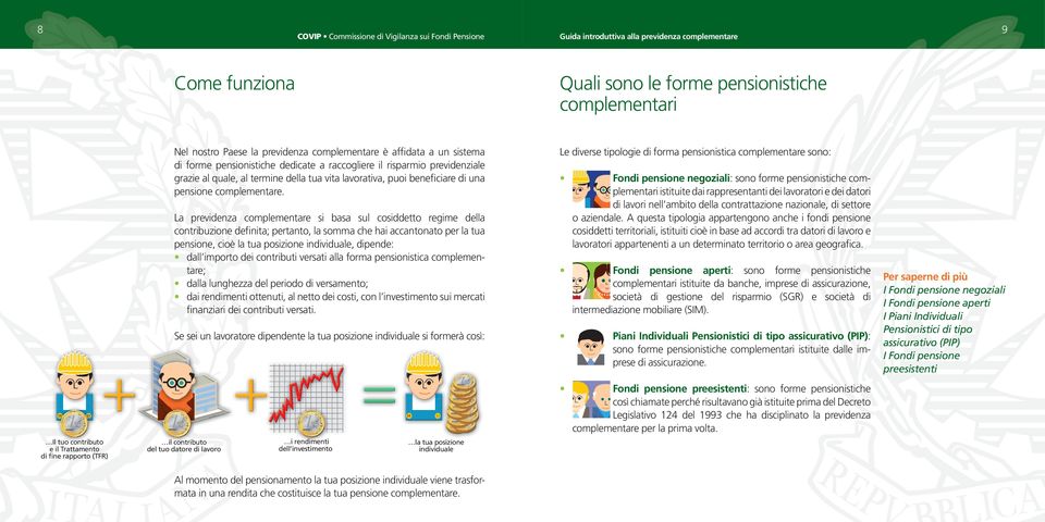 La previdenza complementare si basa sul cosiddetto regime della contribuzione definita; pertanto, la somma che hai accantonato per la tua pensione, cioè la tua posizione individuale, dipende: dall