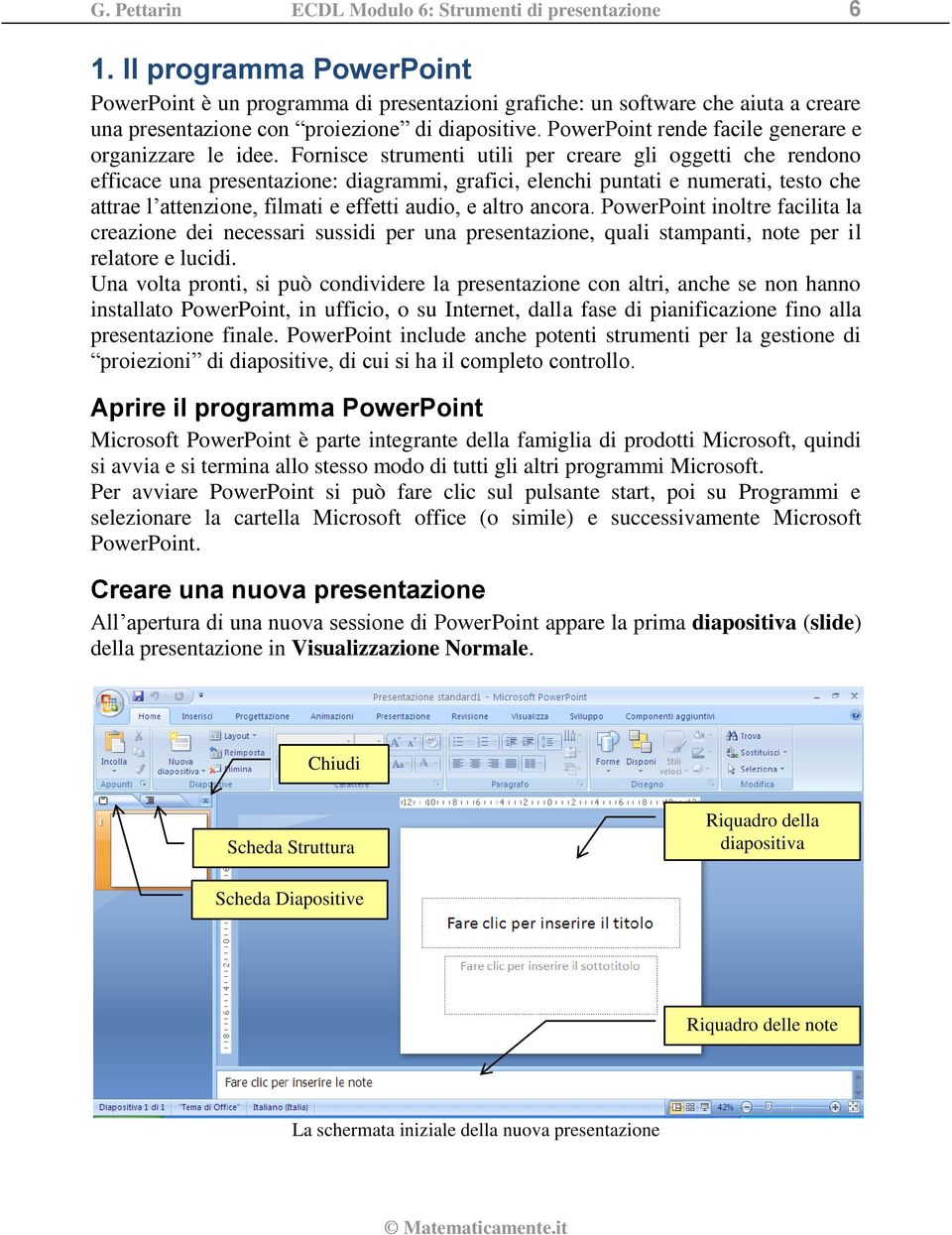 PowerPoint rende facile generare e organizzare le idee.