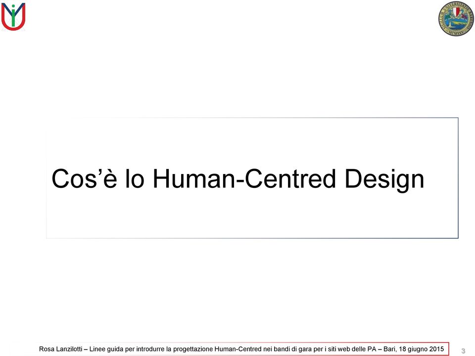 progettazione Human-Centred nei bandi di