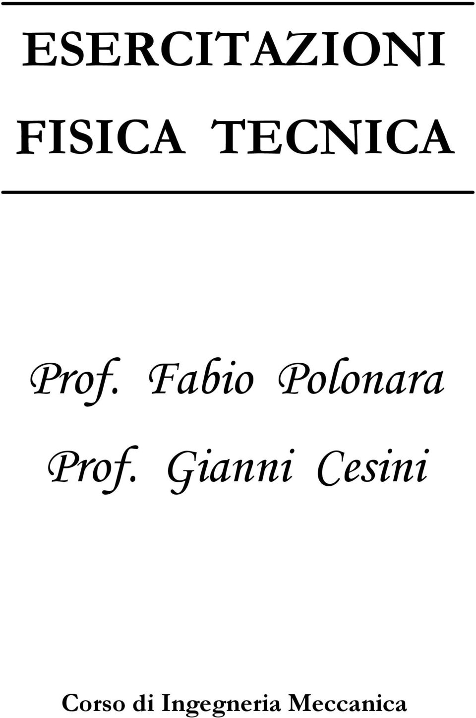 Fabio Polonara Prof.