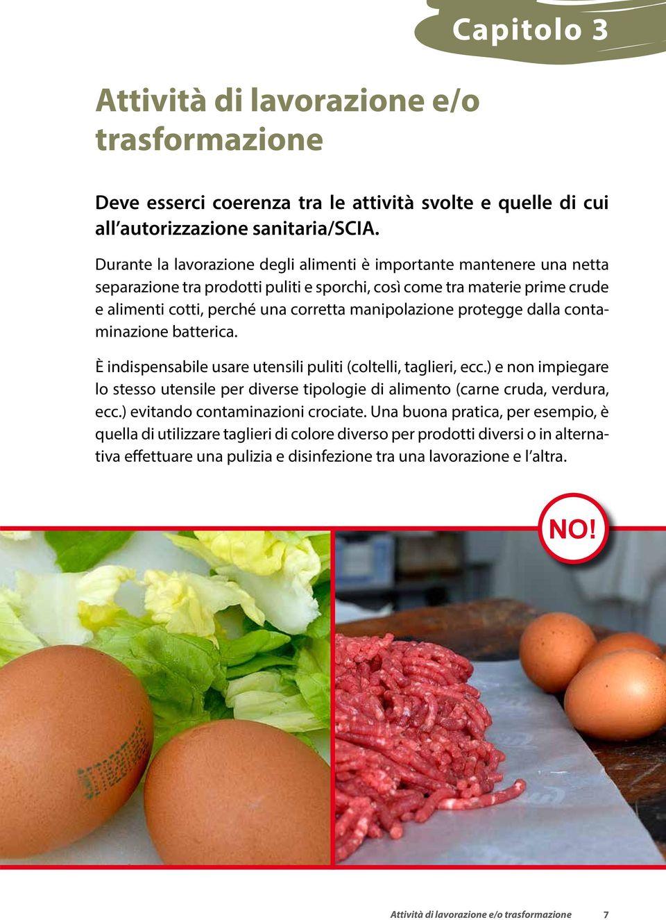 protegge dalla contaminazione batterica. è indispensabile usare utensili puliti (coltelli, taglieri, ecc.