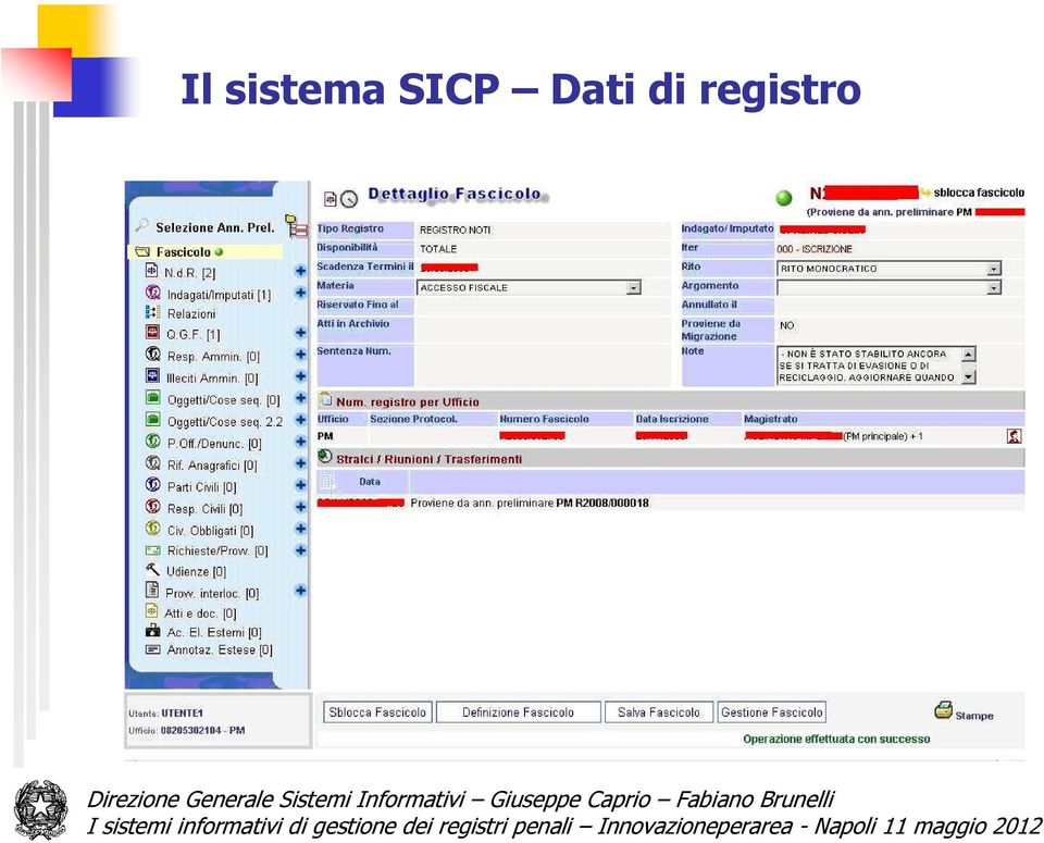 SICP Dati